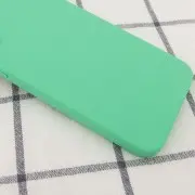 Silicone Case Square Full Camera Protective (AA) NOLOGO для Apple iPhone XS Max (6.5") Зеленый / Spearmint