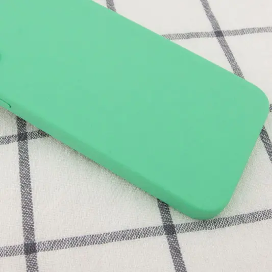 Silicone Case Square Full Camera Protective (AA) NOLOGO для Apple iPhone XS Max (6.5") Зеленый / Spearmint - изображение 2