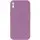 Silicone Case Square Full Camera Protective (AA) NOLOGO для Apple iPhone XS Max (6.5") Ліловий / Lilac Pride