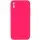Silicone Case Square Full Camera Protective (AA) NOLOGO для Apple iPhone XS Max (6.5") Рожевий / Barbie pink