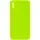 Silicone Case Square Full Camera Protective (AA) NOLOGO для Apple iPhone XS Max (6.5") Салатовий / Neon green