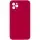 Silicone Case Square Full Camera Protective (AA) NOLOGO для Apple iPhone 11 Pro (5.8") Червоний / Rose Red