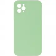 Silicone Case Square Full Camera Protective (AA) NOLOGO для Apple iPhone 11 Pro (5.8") М'ятний / Mint