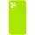 Silicone Case Square Full Camera Protective (AA) NOLOGO для Apple iPhone 11 Pro (5.8") Салатовий / Neon green