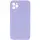 Silicone Case Square Full Camera Protective (AA) NOLOGO для Apple iPhone 11 Pro (5.8") Бузковий / Dasheen