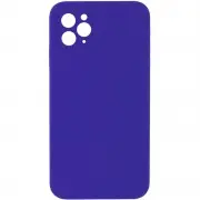 Silicone Case Square Full Camera Protective (AA) NOLOGO для Apple iPhone 11 Pro (5.8") Фіолетовий / Ultra Violet