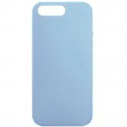 Чехол Silicone Case Full Protective (AA) NO LOGO для Apple iPhone 7 plus / 8 plus (5.5") Голубой / Lilac Blue