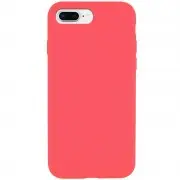 Чехол Silicone Case Full Protective (AA) NO LOGO для Apple iPhone 7 plus / 8 plus (5.5") Арбузный / Watermelon red