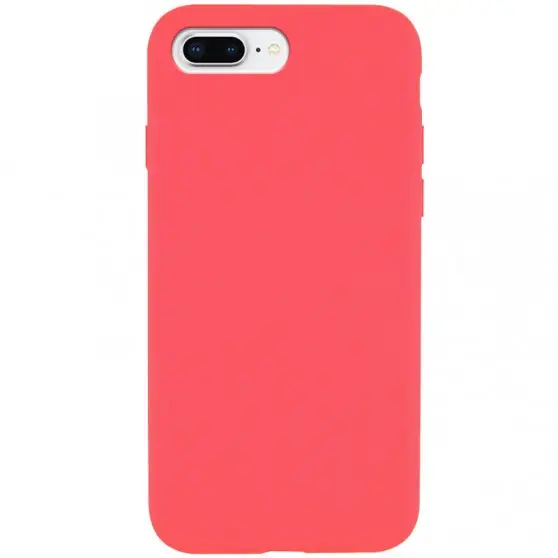 Чехол Silicone Case Full Protective (AA) NO LOGO для Apple iPhone 7 plus / 8 plus (5.5") Арбузный / Watermelon red