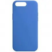Чехол Silicone Case Full Protective (AA) NO LOGO для Apple iPhone 7 plus / 8 plus (5.5") Синий / Capri Blue