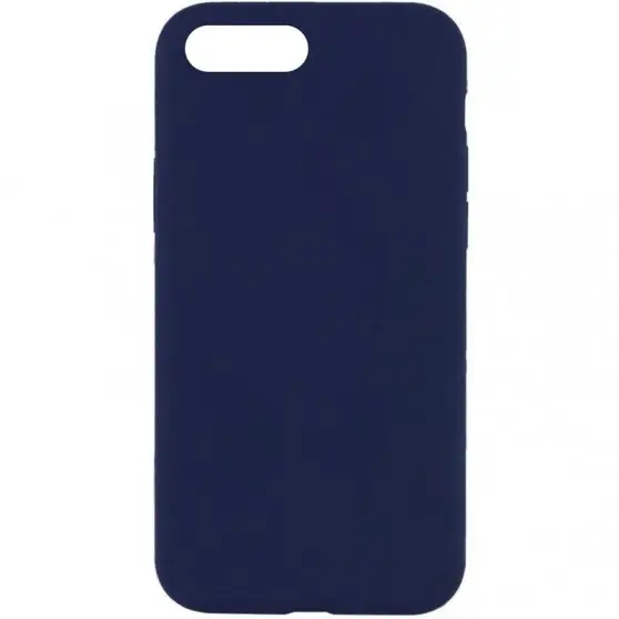 Чехол Silicone Case Full Protective (AA) NO LOGO для Apple iPhone 7 plus / 8 plus (5.5") Синий / Deep navy