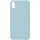 Чохол Silicone Case Full Protective (AA) NO LOGO для Apple iPhone X / XS (5.8") Бірюзовий / Turquoise