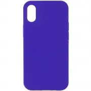 Чехол Silicone Case Full Protective (AA) NO LOGO для Apple iPhone XR (6.1") Фиолетовый / Ultra Violet