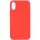 Чехол Silicone Case Full Protective (AA) NO LOGO для Apple iPhone XS Max (6.5") Арбузный / Watermelon red