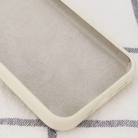Чохол Silicone Case Full Protective (AA) NO LOGO для Apple iPhone XS Max (6.5") Бежевий / Antique White - зображення 2 