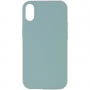 Чехол Silicone Case Full Protective (AA) NO LOGO для Apple iPhone XS Max (6.5") Бирюзовый / Turquoise