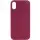 Чехол Silicone Case Full Protective (AA) NO LOGO для Apple iPhone XS Max (6.5") Бордовый / Maroon
