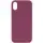Чехол Silicone Case Full Protective (AA) NO LOGO для Apple iPhone XS Max (6.5") Бордовый / Plum