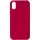 Чехол Silicone Case Full Protective (AA) NO LOGO для Apple iPhone XS Max (6.5") Красный / Rose Red