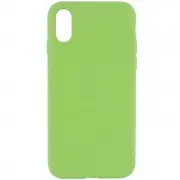Чохол Silicone Case Full Protective (AA) NO LOGO для Apple iPhone XS Max (6.5") М'ятний / Mint
