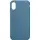 Чехол Silicone Case Full Protective (AA) NO LOGO для Apple iPhone XS Max (6.5") Синий / Blue Jay