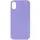 Чехол Silicone Case Full Protective (AA) NO LOGO для Apple iPhone XS Max (6.5") Сиреневый / Dasheen