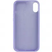 Чехол Silicone Case Full Protective (AA) NO LOGO для Apple iPhone XS Max (6.5") Сиреневый / Dasheen