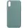 Чехол Silicone Case Full Protective (AA) NO LOGO для Apple iPhone XS Max (6.5") Зеленый / Cactus