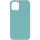 Чохол Silicone Case Full Protective (AA) NO LOGO для Apple iPhone 12 Pro Max (6.7") Бірюзовий / Marine Green