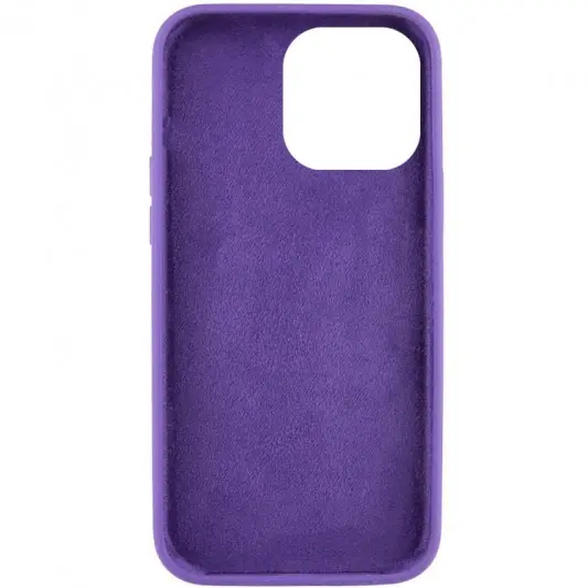 Чохол Silicone Case Full Protective (AA) NO LOGO для Apple iPhone 13 Pro (6.1") Фіолетовий / Amethyst - зображення 3 