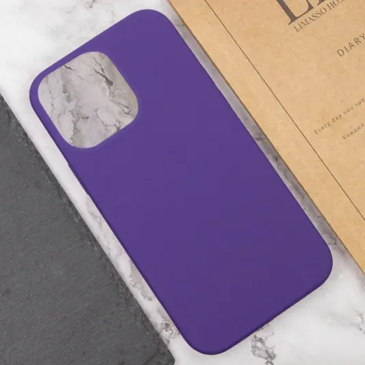 Чохол Silicone Case Full Protective (AA) NO LOGO для Apple iPhone 13 Pro (6.1") Фіолетовий / Amethyst - зображення 4 
