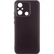 Чехол Silicone Cover Lakshmi Full Camera (AA) для Xiaomi Redmi 12C / Poco C55 Шоколадный / Chocolate