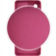 Чехол Silicone Cover Lakshmi Full Camera (AA) для Xiaomi Redmi 12C / Poco C55 Бордовый / Marsala