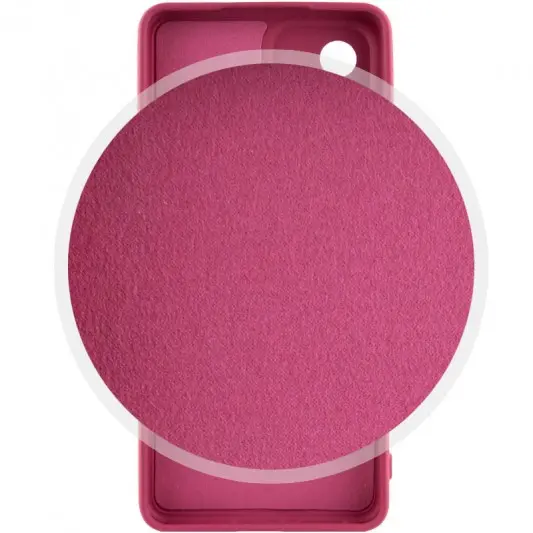 Чехол Silicone Cover Lakshmi Full Camera (AA) для Xiaomi Redmi 12C / Poco C55 Бордовый / Marsala - изображение 2
