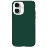 Чохол Silicone Case Full Protective (AA) NO LOGO для Apple iPhone 16 Plus (6.7") Зелений / Forest green