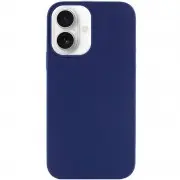 Чохол Silicone Case Full Protective (AA) NO LOGO для Apple iPhone 16 Plus (6.7") Синій / Deep navy