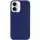 Чохол Silicone Case Full Protective (AA) NO LOGO для Apple iPhone 16 Plus (6.7") Синій / Deep navy