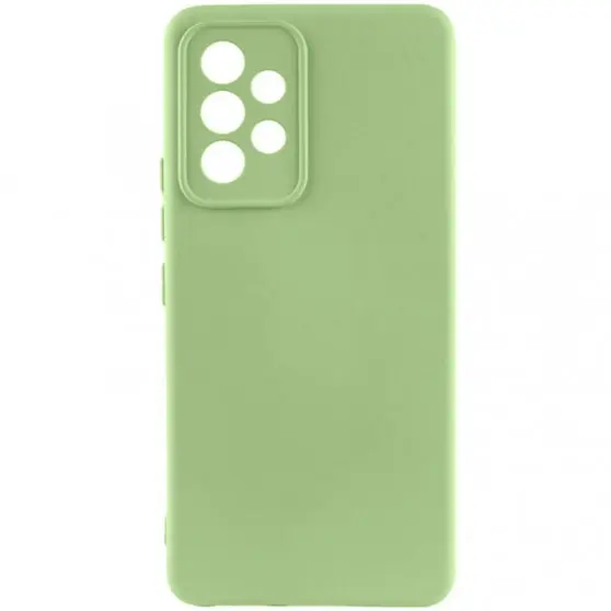 Чохол TPU GETMAN Liquid Silk Full Camera для Samsung Galaxy A32 4G Зелений / Pistachio