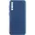 Чохол TPU GETMAN Liquid Silk Full Camera для Samsung Galaxy A50 (A505F) / A50s / A30s Синій / Navy Blue