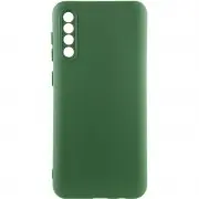 Чохол TPU GETMAN Liquid Silk Full Camera для Samsung Galaxy A50 (A505F) / A50s / A30s Зелений / Dark green