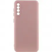 Чохол TPU GETMAN Liquid Silk Full Camera для Samsung Galaxy A50 (A505F) / A50s / A30s Рожевий / Pink Sand