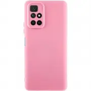 Чехол TPU GETMAN Liquid Silk Full Camera для Xiaomi Redmi 10 Розовый / Pink