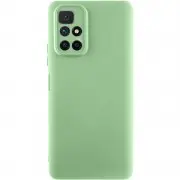 Чехол TPU GETMAN Liquid Silk Full Camera для Xiaomi Redmi 10 Зеленый / Pistachio