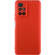 Чехол TPU GETMAN Liquid Silk Full Camera для Xiaomi Redmi 10 Красный / Red