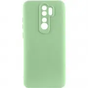 Чехол TPU GETMAN Liquid Silk Full Camera для Xiaomi Redmi 9 Зеленый / Pistachio