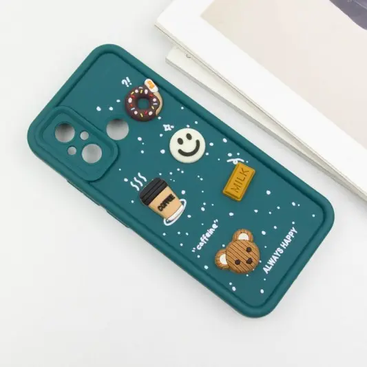 Чохол TPU Toys Case для Xiaomi Redmi 12C / Poco C55 Pine Green / Always Happy - зображення 2 