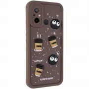 Чехол TPU Toys Case для Xiaomi Redmi 12C / Poco C55 Brown / Always Happy