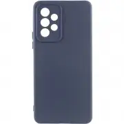 Чохол TPU GETMAN Liquid Silk Full Camera для Samsung Galaxy A33 5G Синій / Midnight Blue