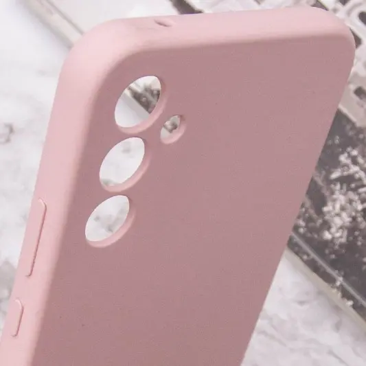 Чехол Silicone Cover Lakshmi Full Camera (AAA) для Samsung Galaxy S23 FE Розовый / Pink Sand - изображение 5
