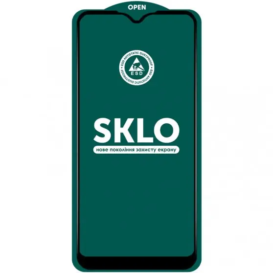 Защитное стекло SKLO 5D (тех.пак) для Samsung Galaxy A16 4G/5G Черный